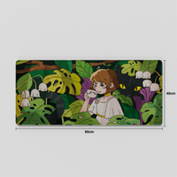 Thekapco x Senpao | Lily Garden Deskmat & Wristrest
