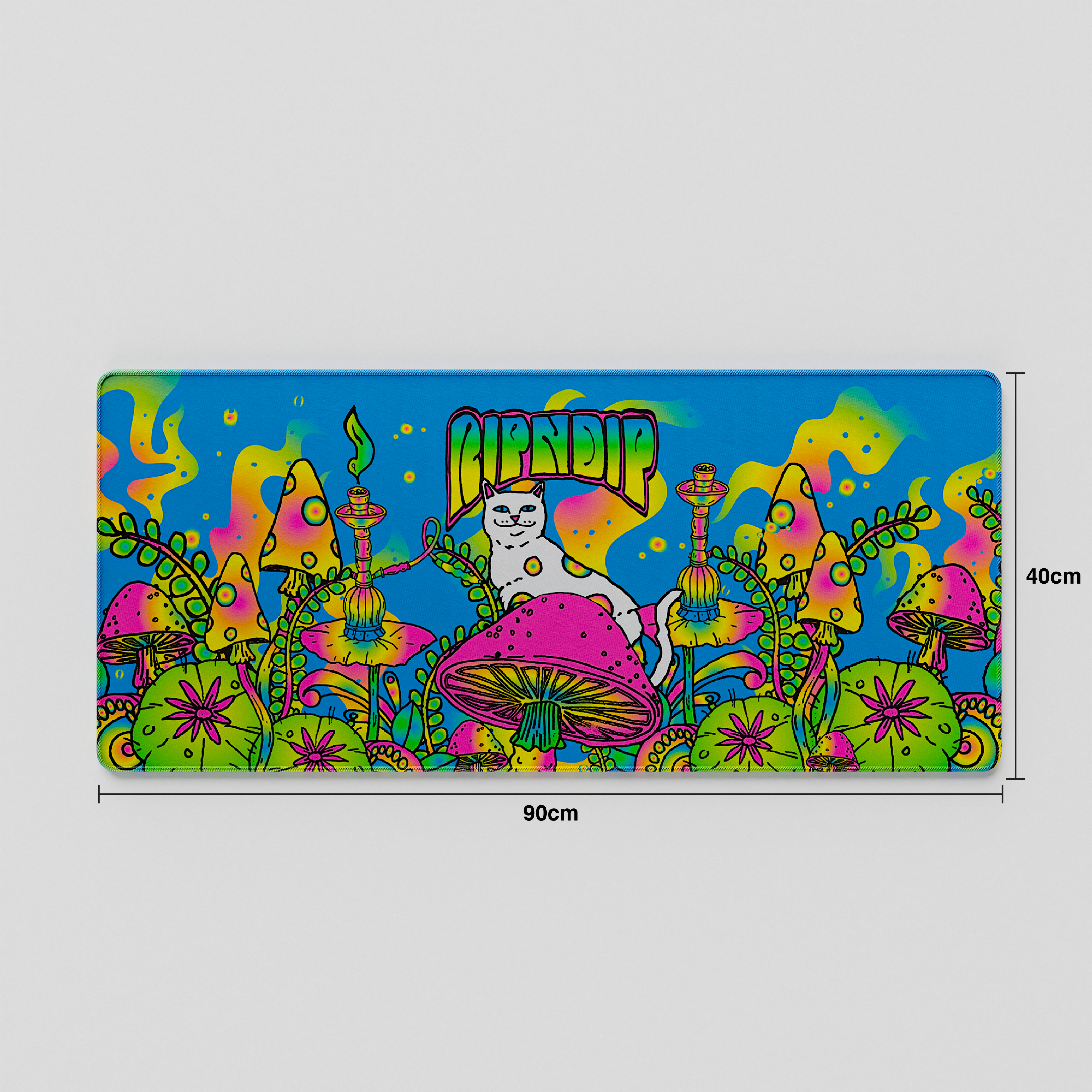 Thekapco x RipnDip | Psychedelic Deskmat & Wristrest