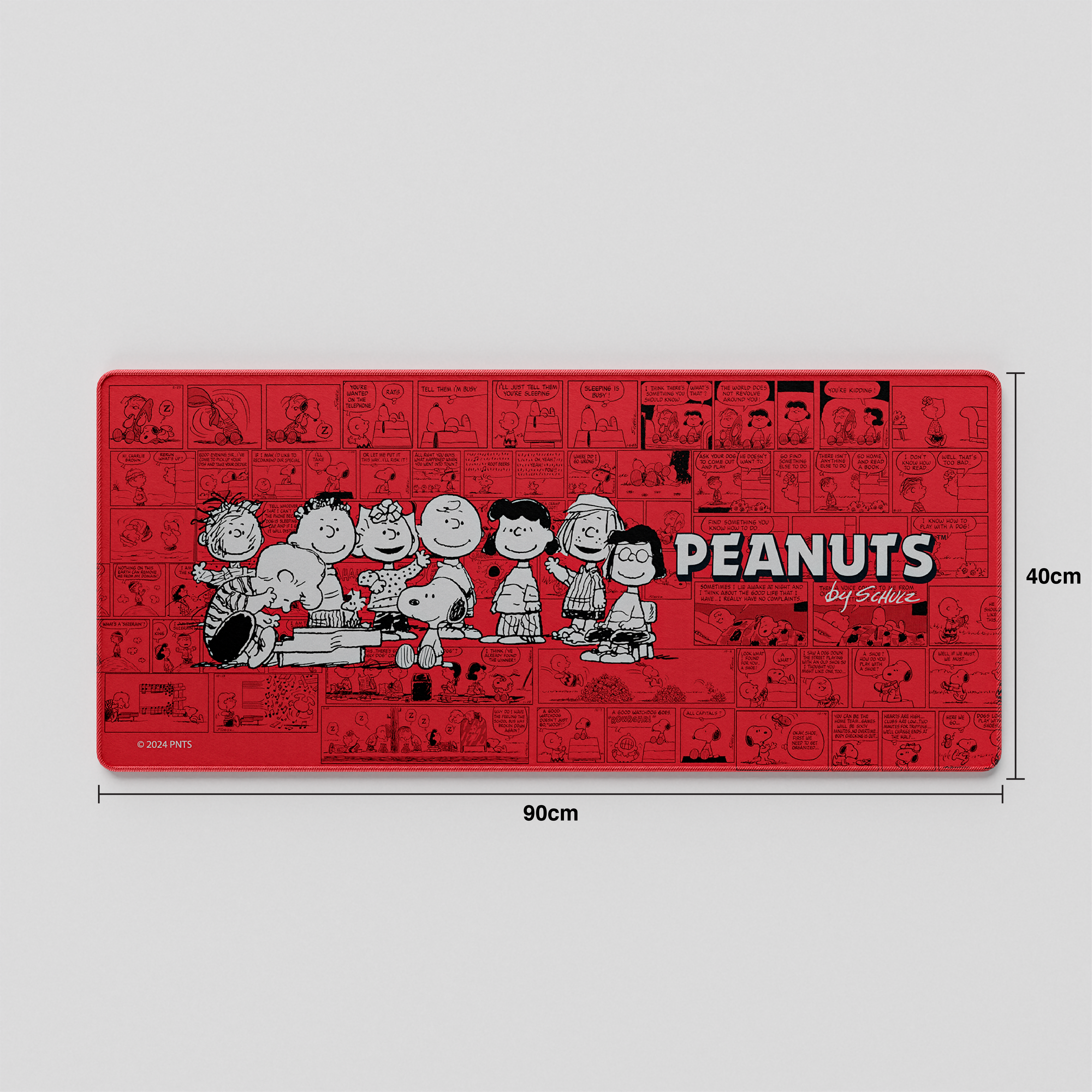 Thekapco x Peanuts | The Peanuts Comic Strip Deskmat & Wristrest