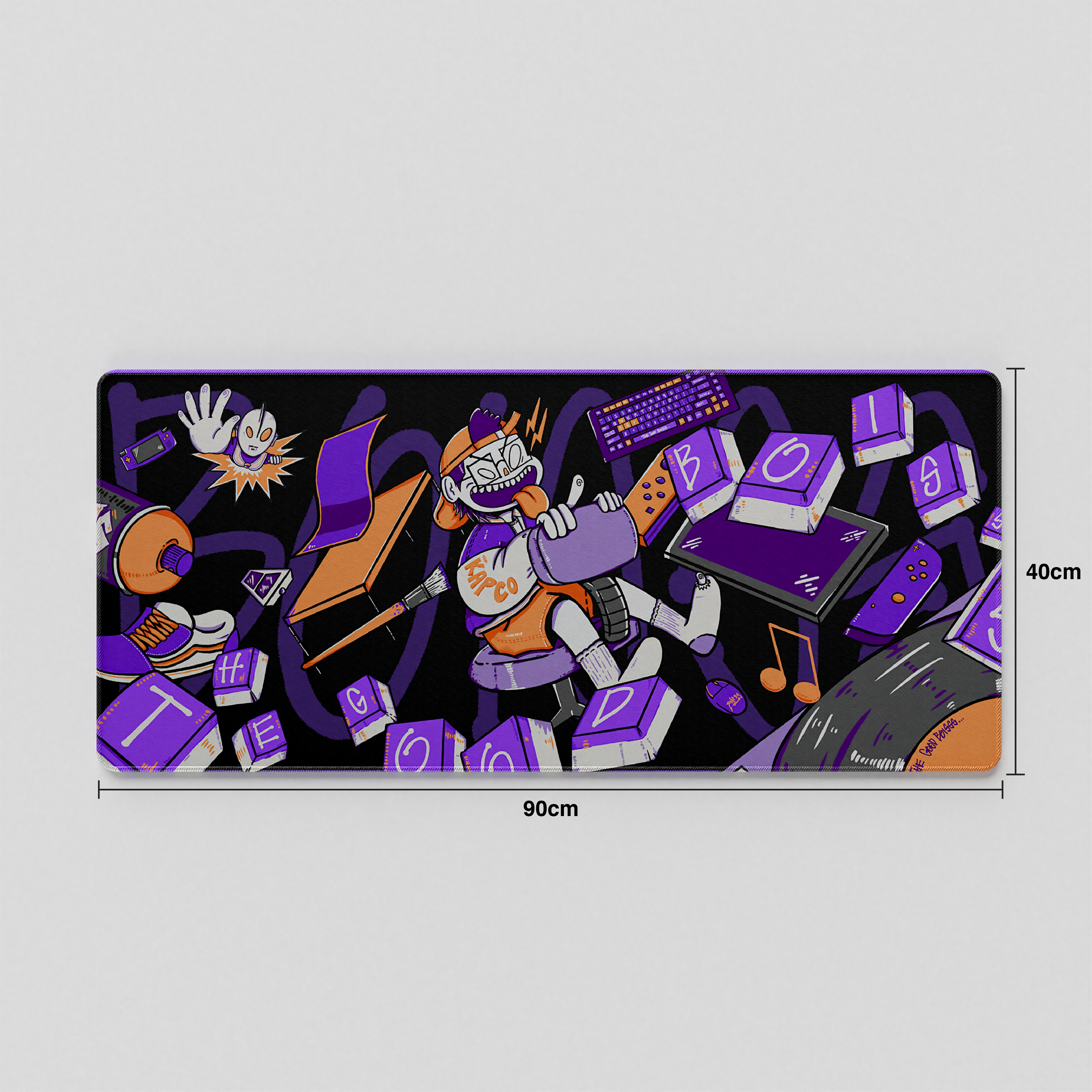 Thekapco x The Good Boisss | Create & Chill Department Deskmat & Wristrest