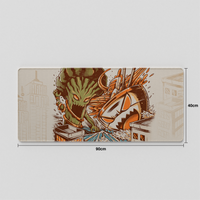 Thekapco x Ilustrata | Kaiju Food Fight Deskmat & Wristrest