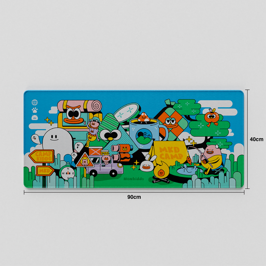 Thekapco x Monkiddo | Campkiddo Deskmat / Wristrest