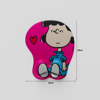 Thekapco x Peanuts | The Lucy Van Pelt Deskmat & Wristrest