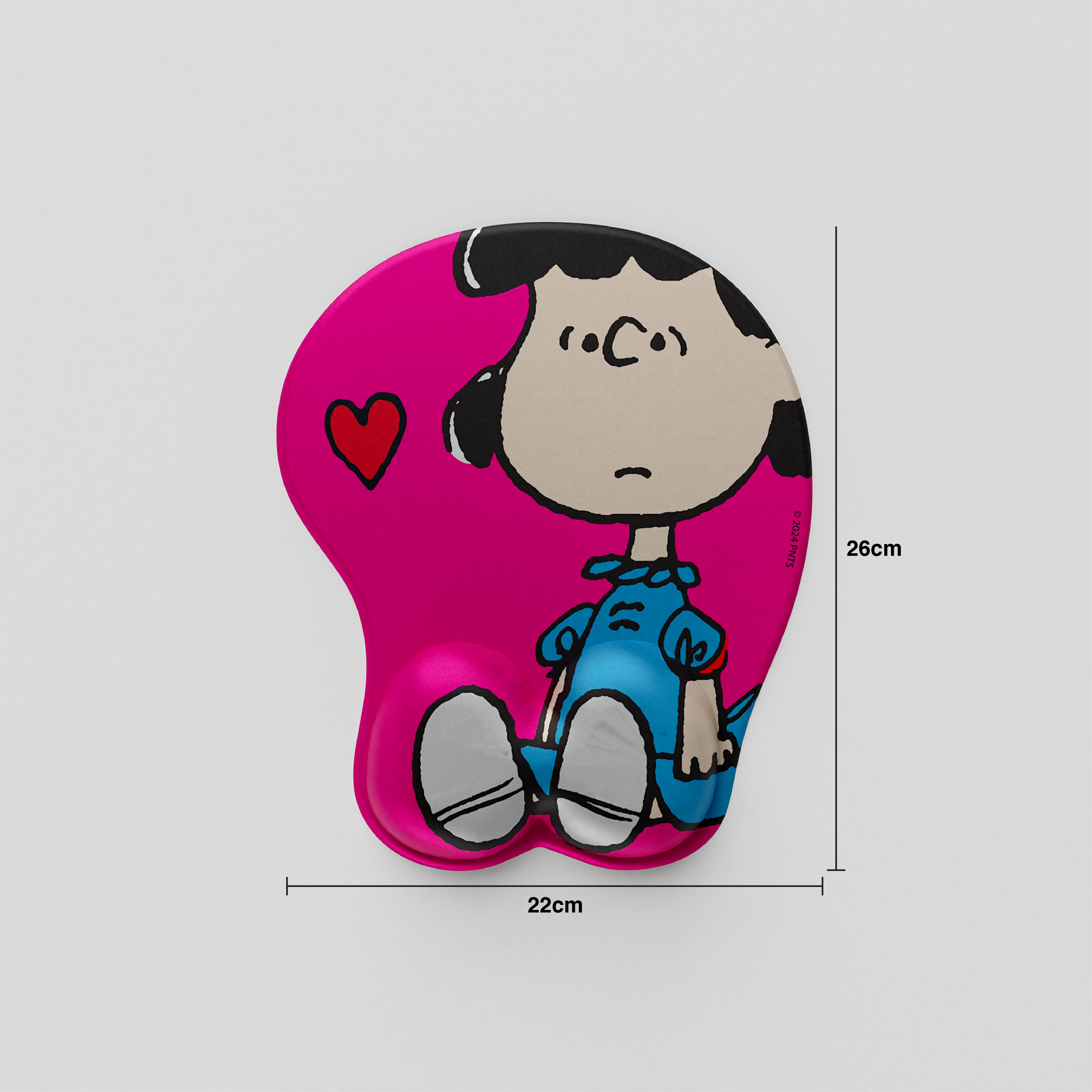 Thekapco x Peanuts | The Lucy Van Pelt Deskmat & Wristrest
