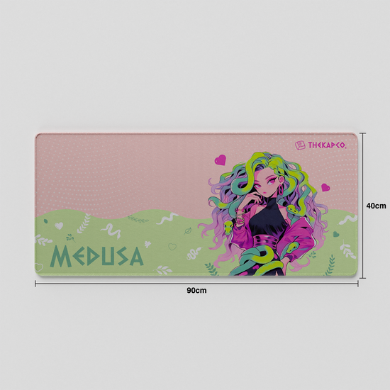 Thekapco x Powdersea | Greekeys Medusa Deskmat