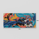 Thekapco x Mobius Academy | 燃 Resurgence Deskmat & Wristrest