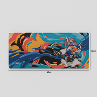 Thekapco x Mobius Academy | 燃 Resurgence Deskmat & Wristrest