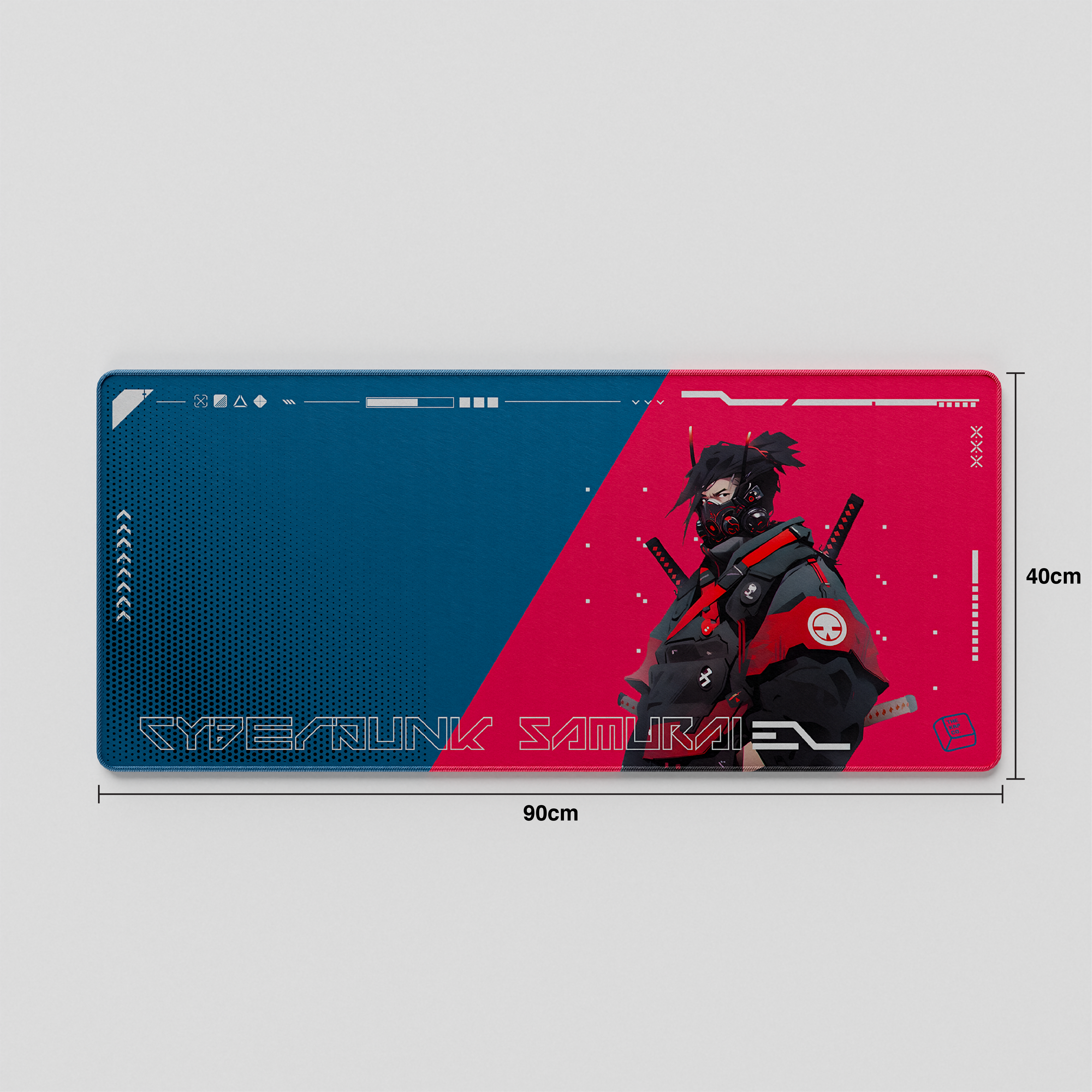 Thekapco x Powdersea | Samurai 3.0 Deskmat & Wristrest