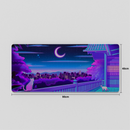 Thekapco x Elora | Night in the Neko City Deskmat & Wristrest