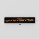 Thekapco x Ilustrata | Black Coffee Attack Deskmat / Wristrest