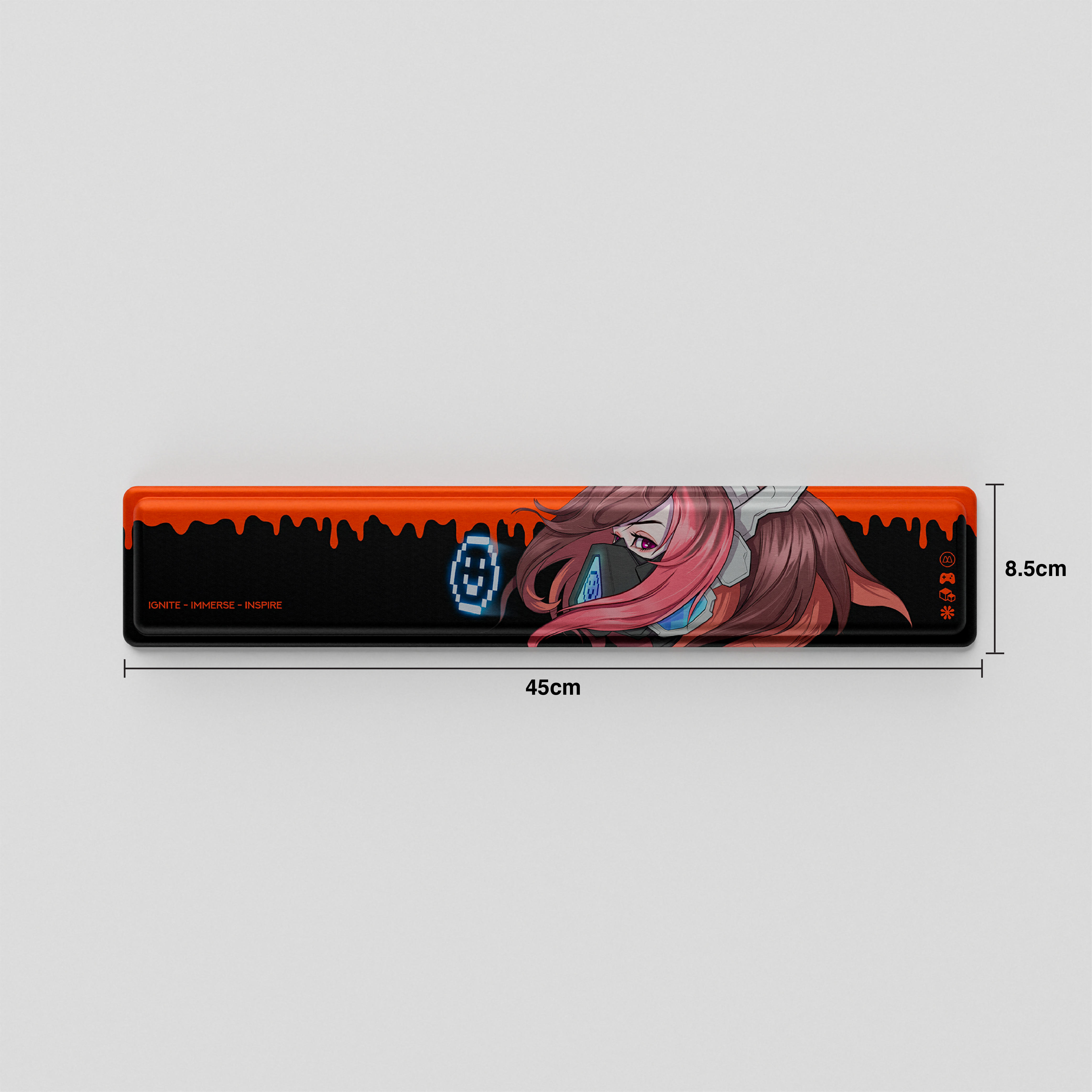 Thekapco x Mobius Academy | 燃 Resurgence Deskmat & Wristrest