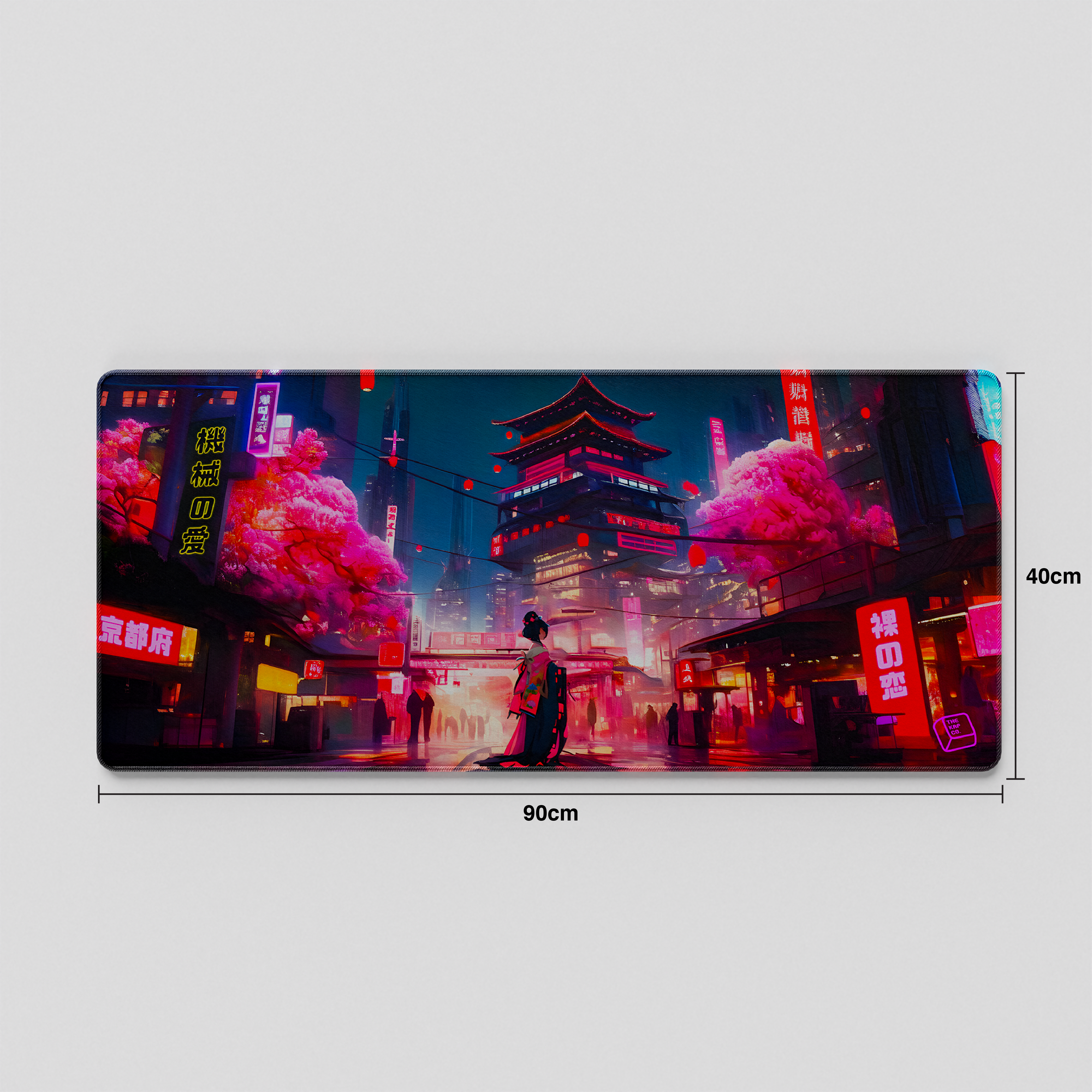 Thekapco x Powdersea | Geisha 3.0 Deskmat & Wristrest