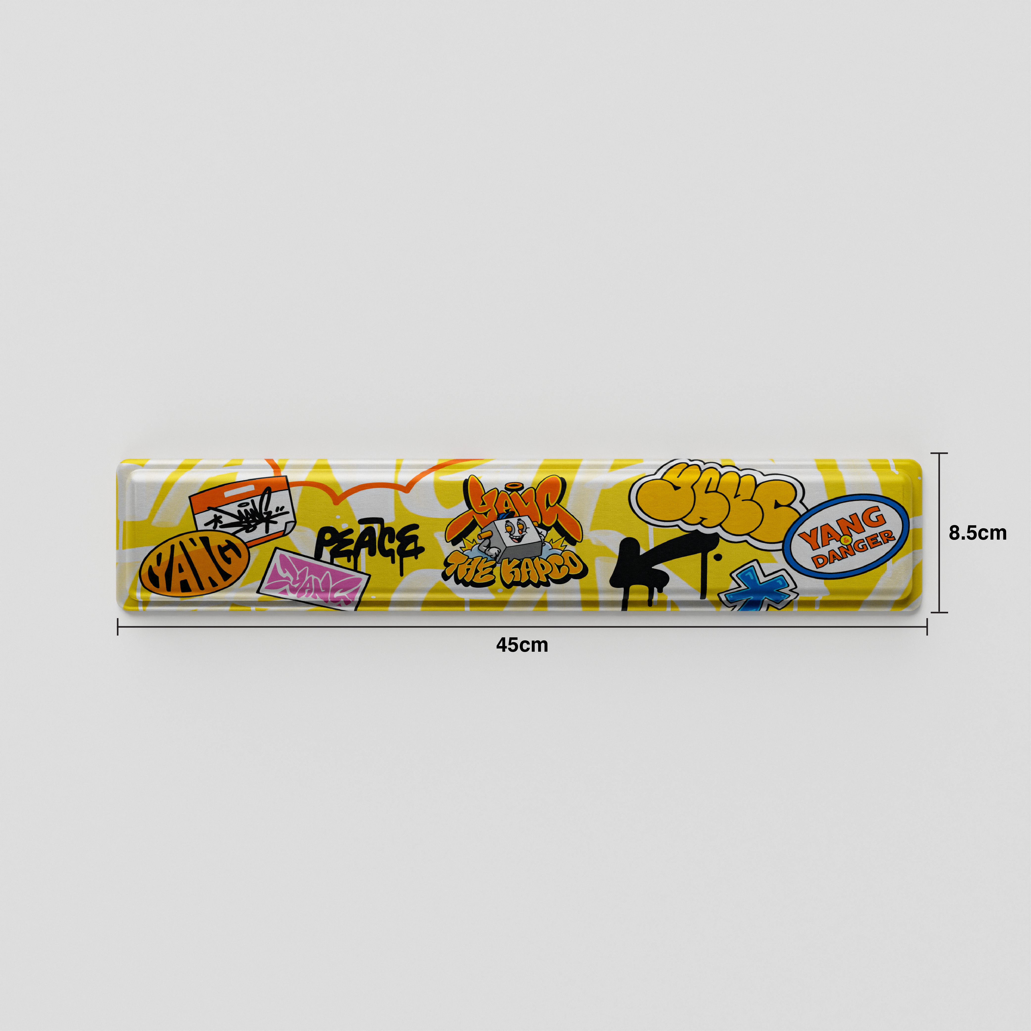 Thekapco x YANG | The Graffiti Deskmat & Wristrest