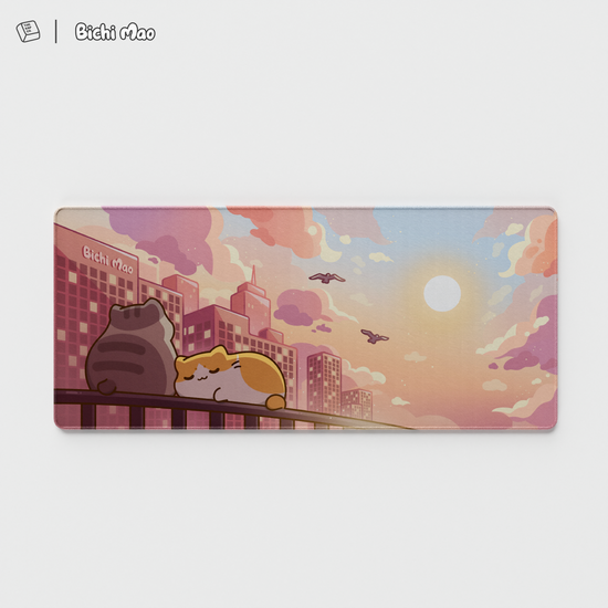 Thekapco x Bichi Mao | Sunset City Deskmat