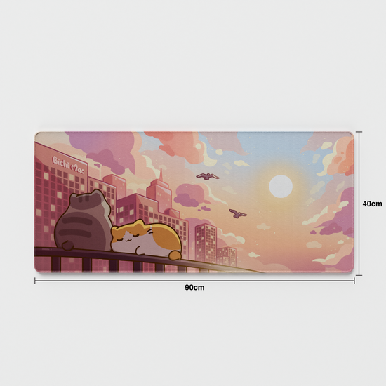 Thekapco x Bichi Mao | Sunset City Deskmat