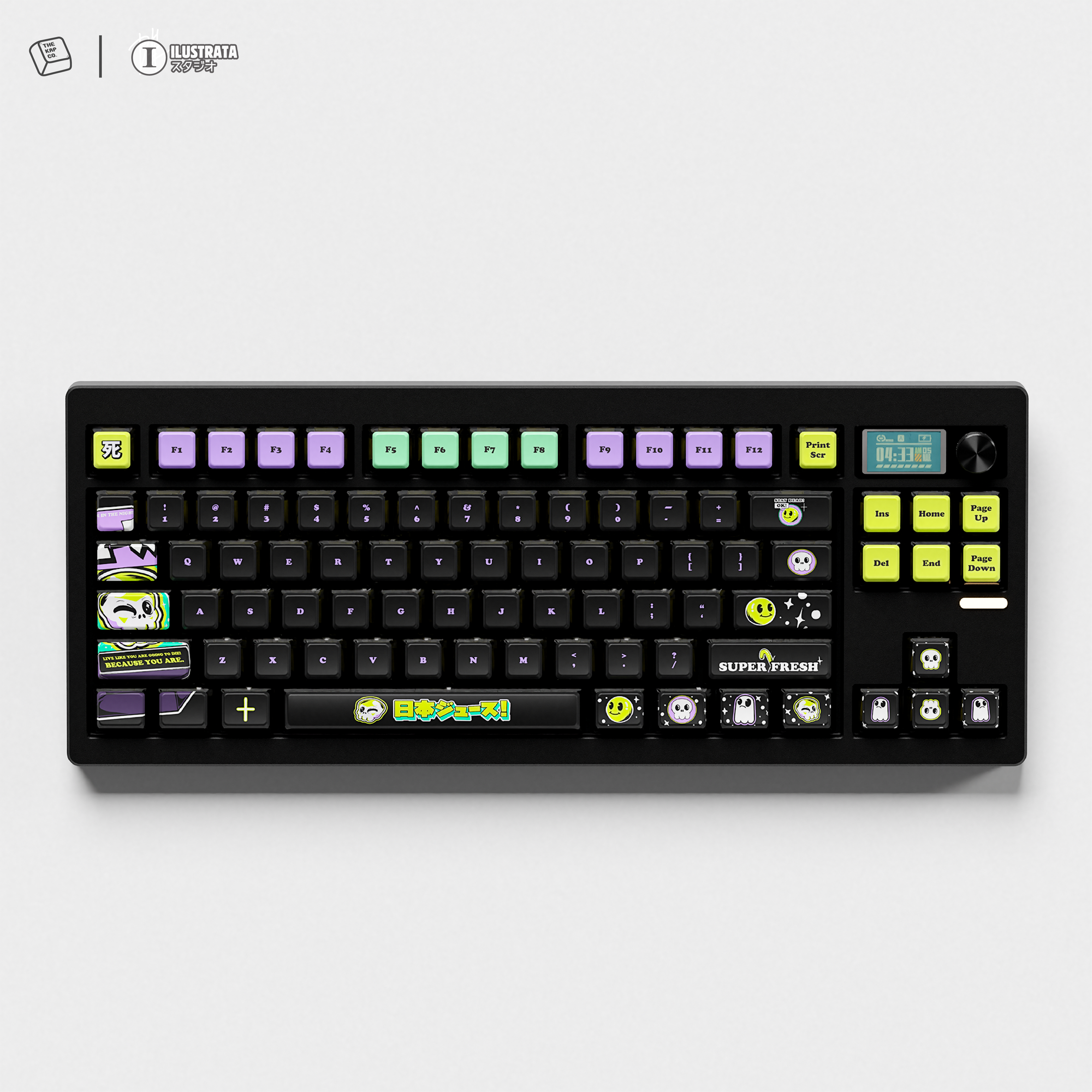 Thekapco x Ilustrata | Japanese Juice Keycap Set