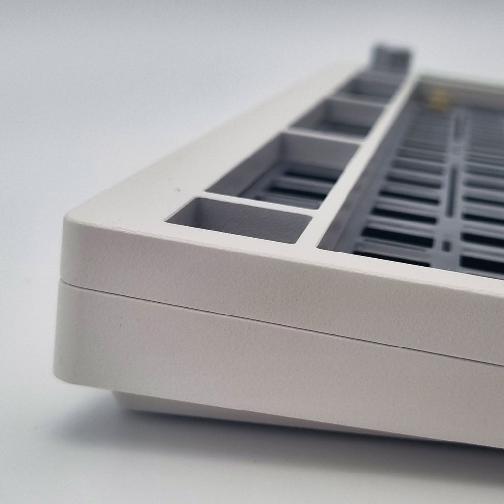 LMK81 Aluminum VIA/QMK Mechanical Keyboard - White - The Kapco
