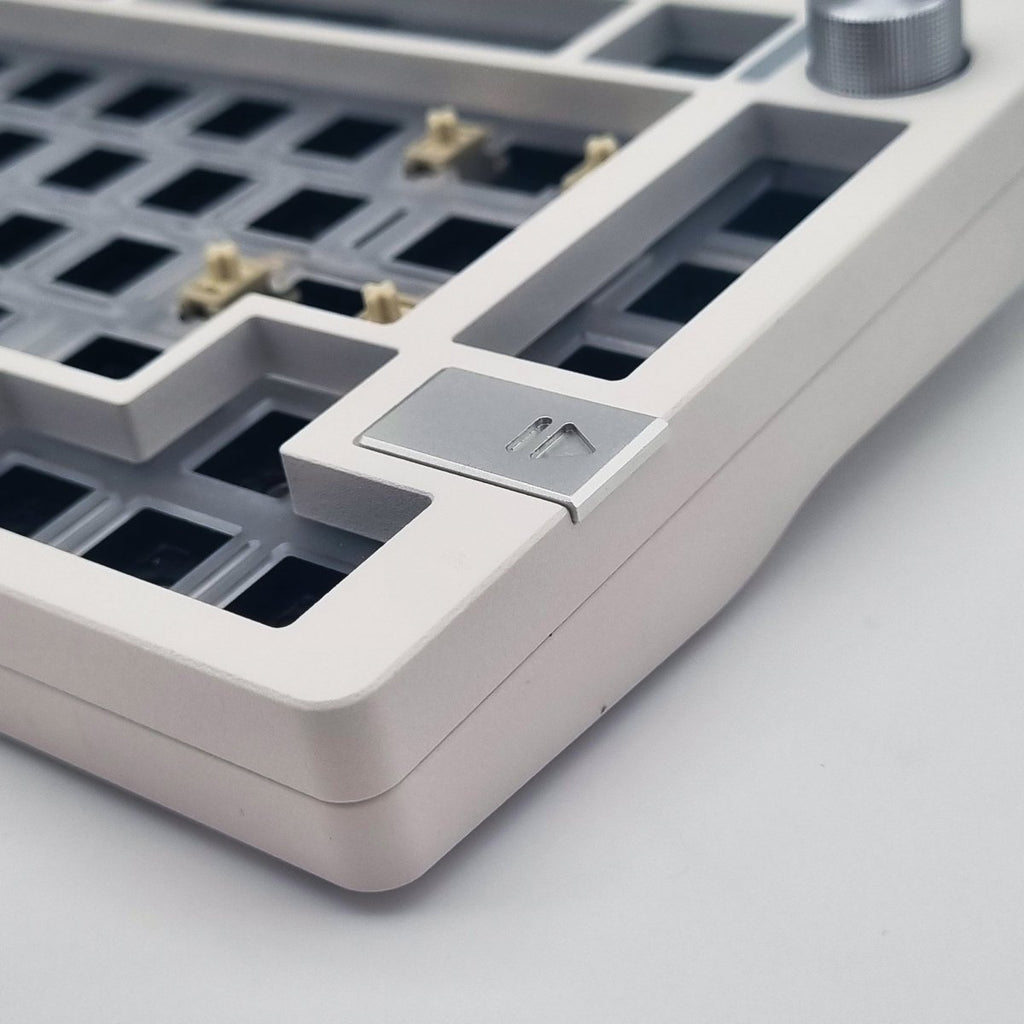 LMK81 Aluminum VIA/QMK Mechanical Keyboard - White - The Kapco